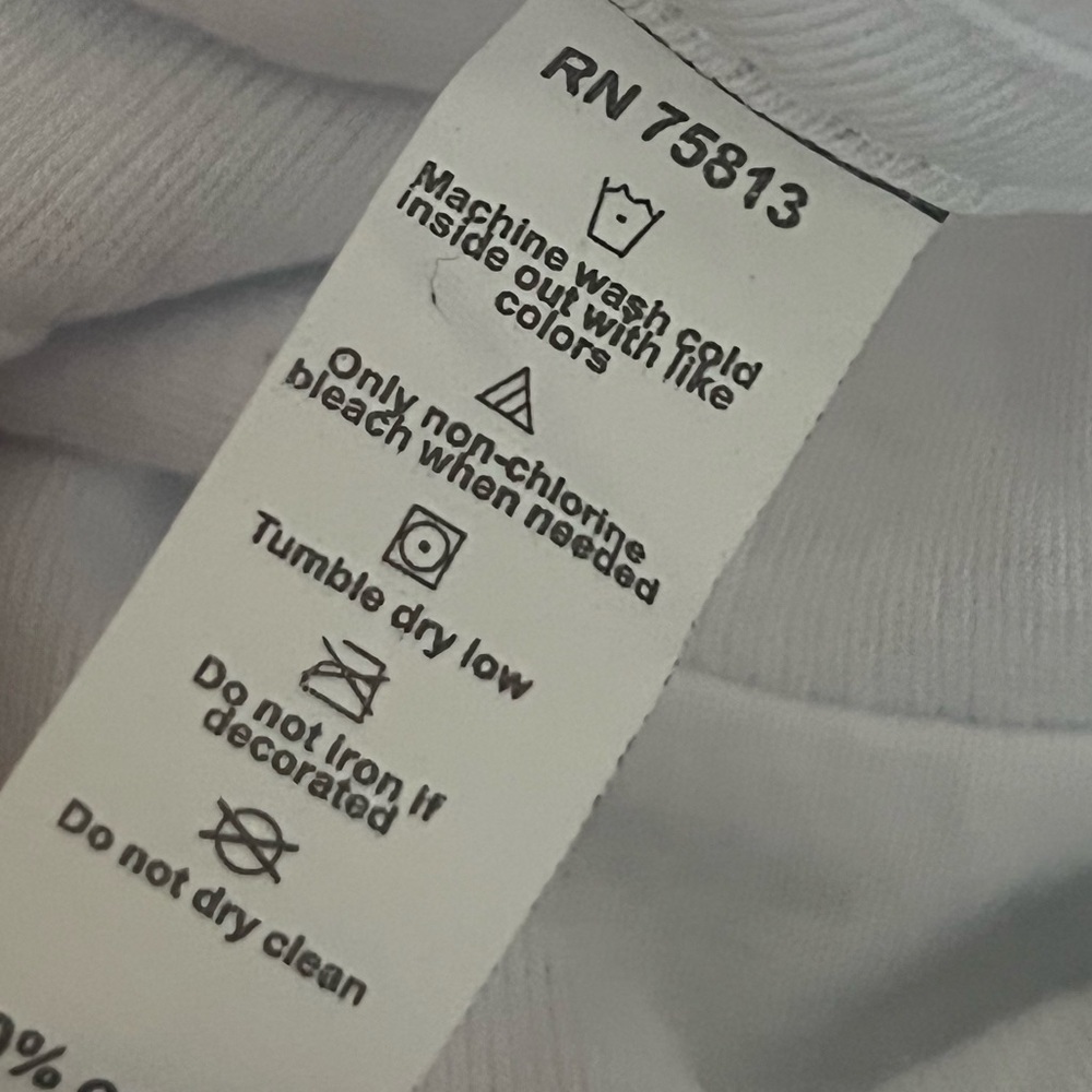 Grandiflora Genetics White 100% Cotton Short Sleeve T Shirt Tee Large - Picture 7 of 8